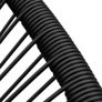 Outdoor Rocking Chair Black Poly Rattan Image 2