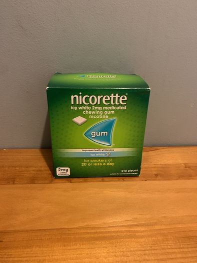 Nicorete gum 2mg 150 pieces in date until 02/2027