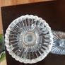 Two Glass Candle Holders Image 3