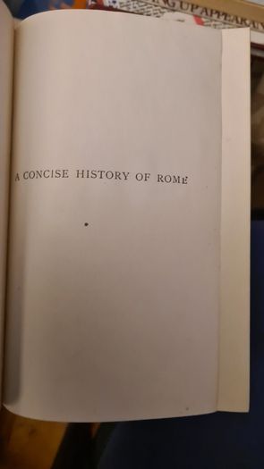 A Concise History Of Rome By P. We. Joyce. VINTAGE Hardback In Good Condition.