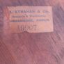 Console antique table, needs some restoration,  D18 Image 6