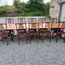Antique dining table and chairs Image 2