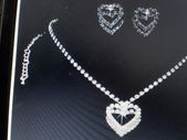 Bridal Necklace and matching Earrings ( DEBS )