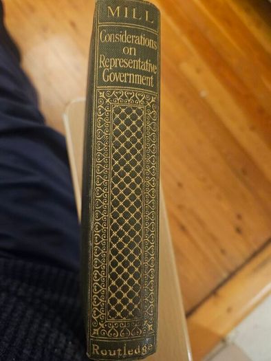 Considerations On Representative Government. By John Stuart Mill.1905 Hardback In Good Condition. See Photos For Same.