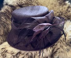 Purple Wedding Hats .