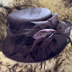 Purple Wedding Hats .