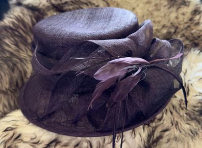 Purple Wedding Hats .