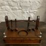 Victorian Oak Smokers Companion and pipes. Image 2