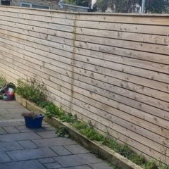 Wooden fencing