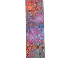 Soft Washable Multicolour Canvas  Blazing  Runner Rug