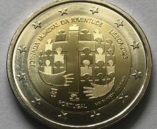 Portugal 2 euro commemorative coin