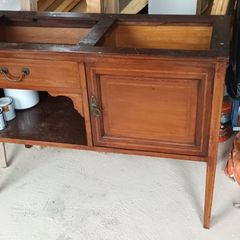 Antique washstand/table 43 inches L x 18 inch D x 30 inches H