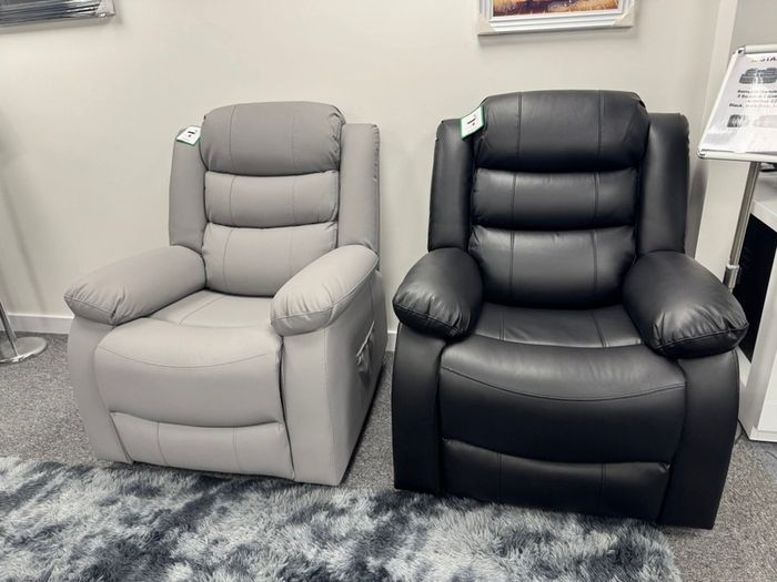Roma 3+2 Manual Leather Recliner Sofa Set