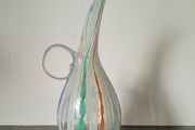 Mid-century italian latticino art glass