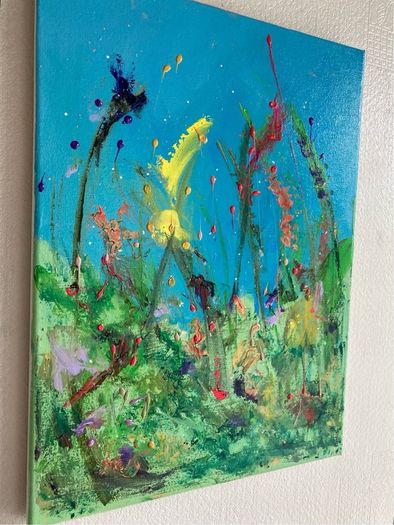 Original Painting Irish Floral art flowers