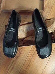 Melissa x Marc Jacobs black flats - new in box