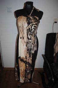 Do Do tiger maxi dress size UK12 EU40 Perfect condition Postage included