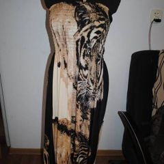 Do Do tiger maxi dress size UK12 EU40 Perfect condition Postage included