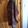 Orange Rust Tones Large Wool Blend Krish Shawl Scarf 70" x22" including postage Image 9