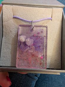 Hand made Resin Necklace