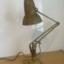 Antique Herbert Terry scumble glaze anglepoise desk lamp 1227 c1930s Image 4