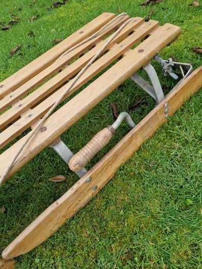 Wooden sled