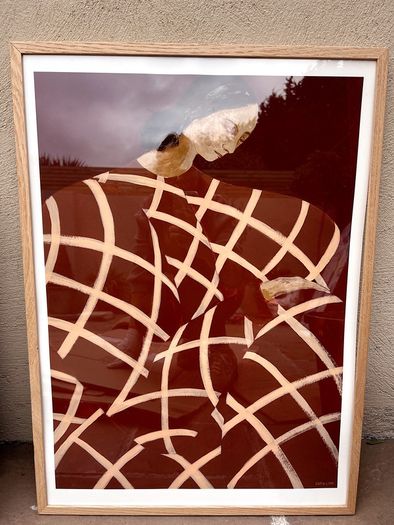 The poster club print in oak frame 52 x 72