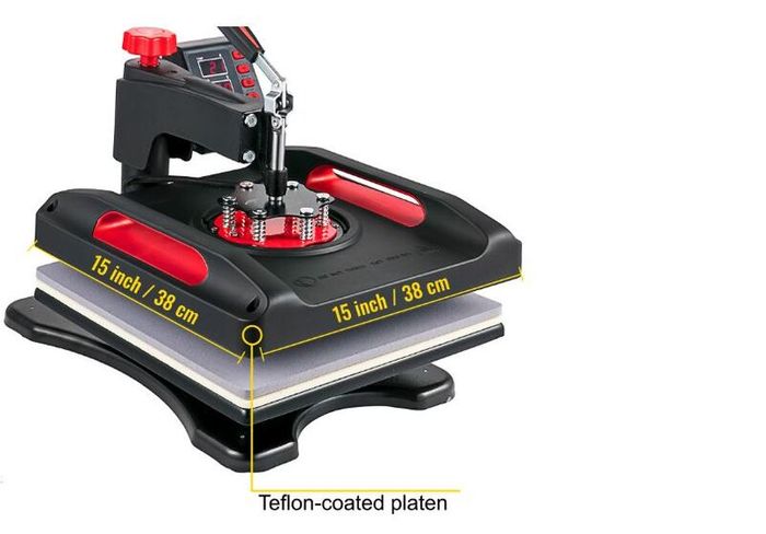 5-in-1 Multifunction Heat Press Machine for T-Shirts Mugs Caps & Plates