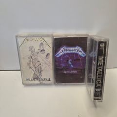 Metallica Vintage Cassette Tapes Collection  3 Classic Albums (Vertigo Pressings)