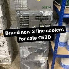 3 line draught beer cooler