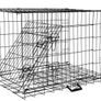 BRAND NEW medium dog crate in black 91cm - kennel - cat rabbit chinchilla cage - pet carrier Image 3