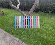 Wooden fencing
