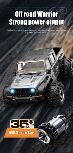 Exceed Level 3 Light Control High Speed RC Jeep