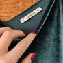 Velvet teal strappy tol Image 3
