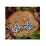 Silver Cuff Bracelet with Irish Knot - nice gift Image 4