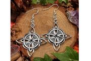 Silver Irish Knot Earrings