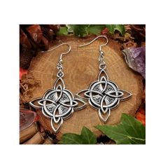 Silver Irish Knot Earrings
