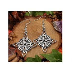 Silver Irish Knot Earrings