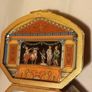Gilt trinket dish 2001 Pompeii edition, collectable,  D18 post 6e Image 5