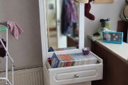 Vintage white dressing/ hallway cabinet