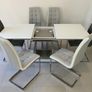 Linda extendable dining table with chairs Image 2