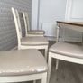 Extendable dining table with 6 chairs from hanley's Image 3