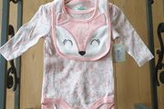 Babo girls top and leggings size 6-9 months