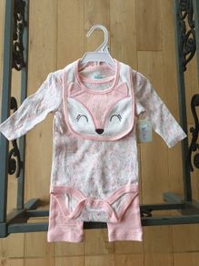 Babo girls top and leggings size 6-9 months