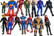 Assorted Superhero figures