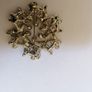 Broach Rainbow Gems Silver Tone Image 4