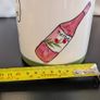 Vintage Wine Fund Hand-Painted Ceramic Bottle Coin Bank / Money Jar 24cm Image 9