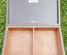 Vintage Wooden Ornate Trinket Stash Jewelry Box (Weir and Sons Dublin)