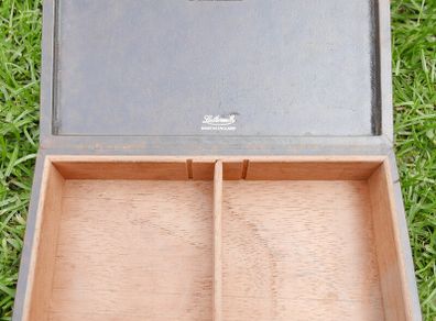Vintage Wooden Ornate Trinket Stash Jewelry Box (Weir and Sons Dublin)