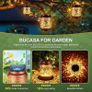 2 Pack Birthday Gifts for Women, Garden Ornaments Outdoor Hummingbird Solar Lanterns Outside, Waterproof Hanging Garden Solar Lights Hummingbird Christmas Gift Mothers Day Gifts for Mum Grandma Image 7